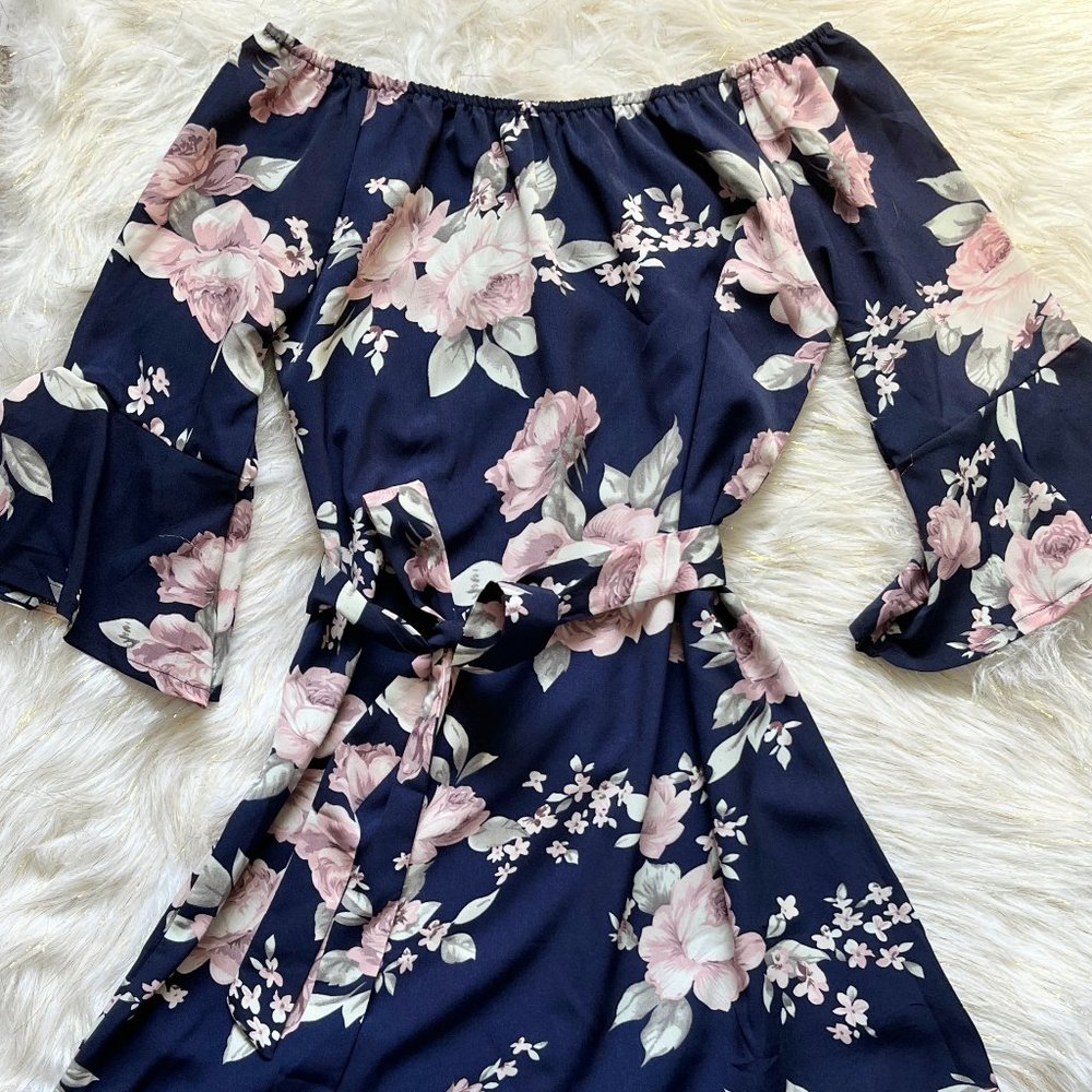 Blue Floral Dress